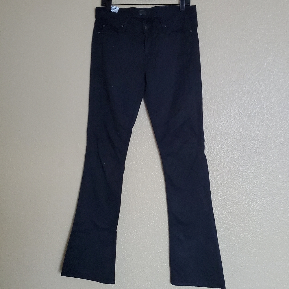 MOTHER Women's Black Boot Cut Jeans